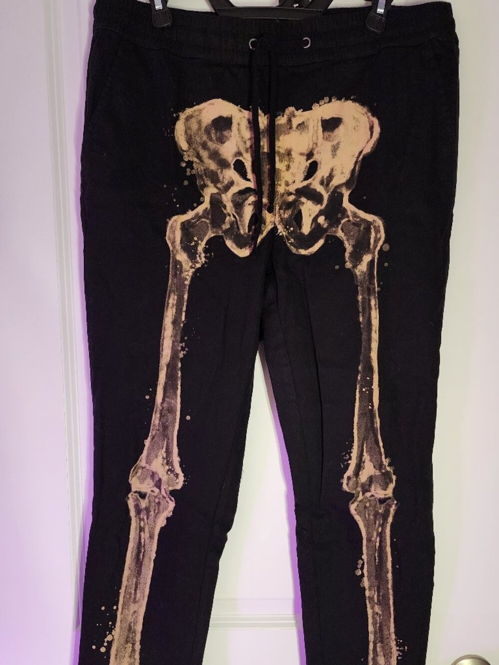 New! Hottopic - Skeleton Jogger Pants